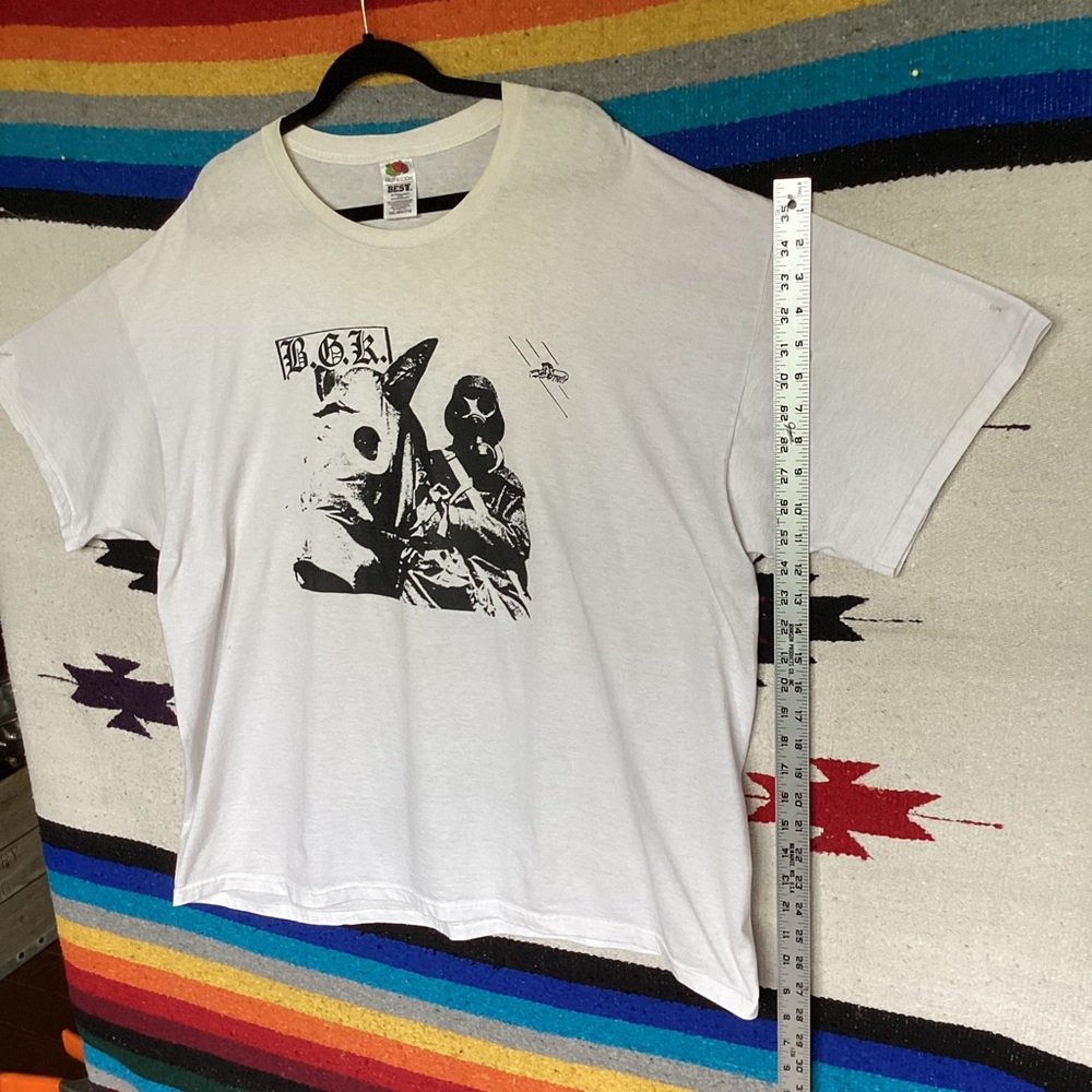 Vintage BGK Balthasar Gerards Kommando Dutch hardcore punk band shirt rare - Picture 4 of 12